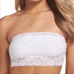 Free people lace white Bandeau